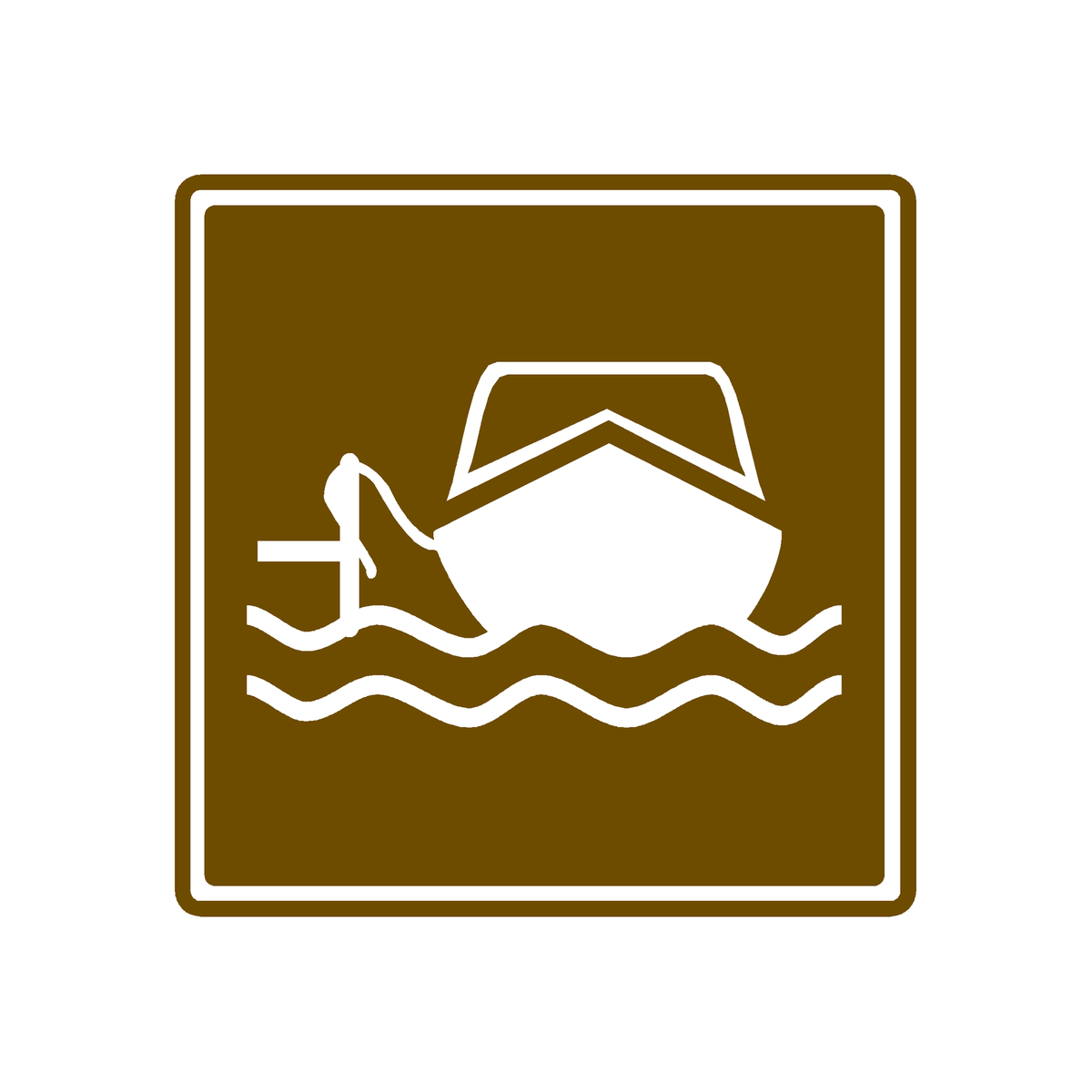 Señal de tránsito Muelle — T-03