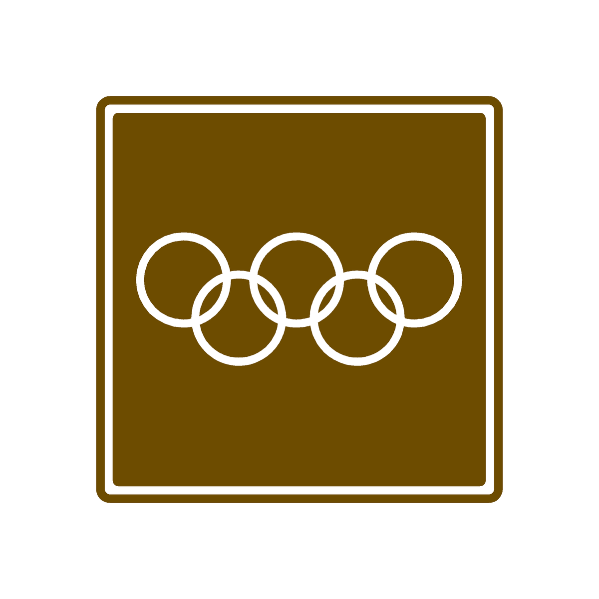 Señal de tránsito Polideportivo — T-07