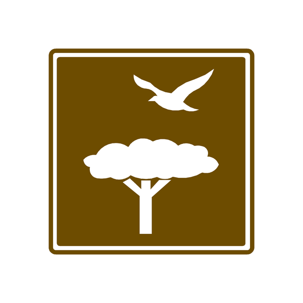 Señal de tránsito Observatorio de flora fauna — T-14
