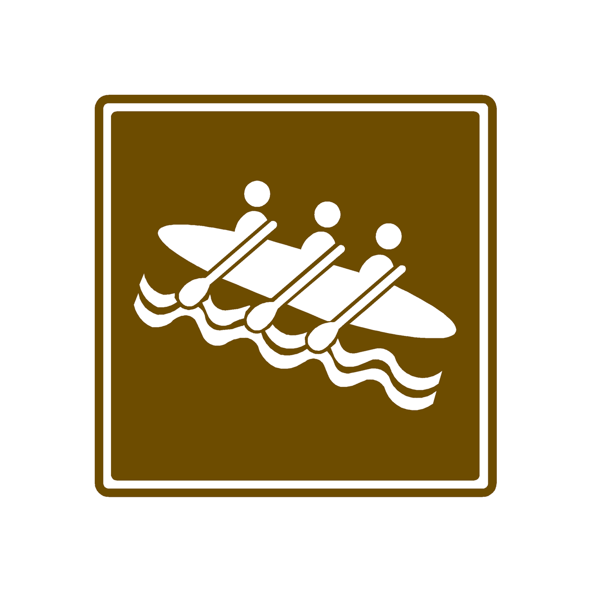 Señal de tránsito Canotaje — T-18